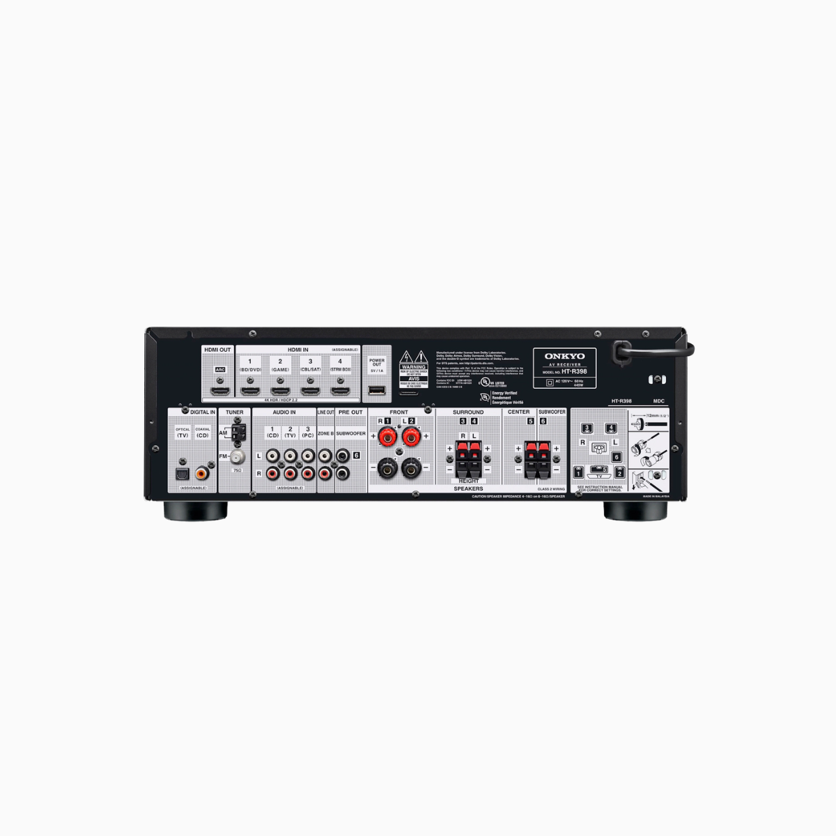 Onkyo HT-S3910 5.1 Channel Home Theater System