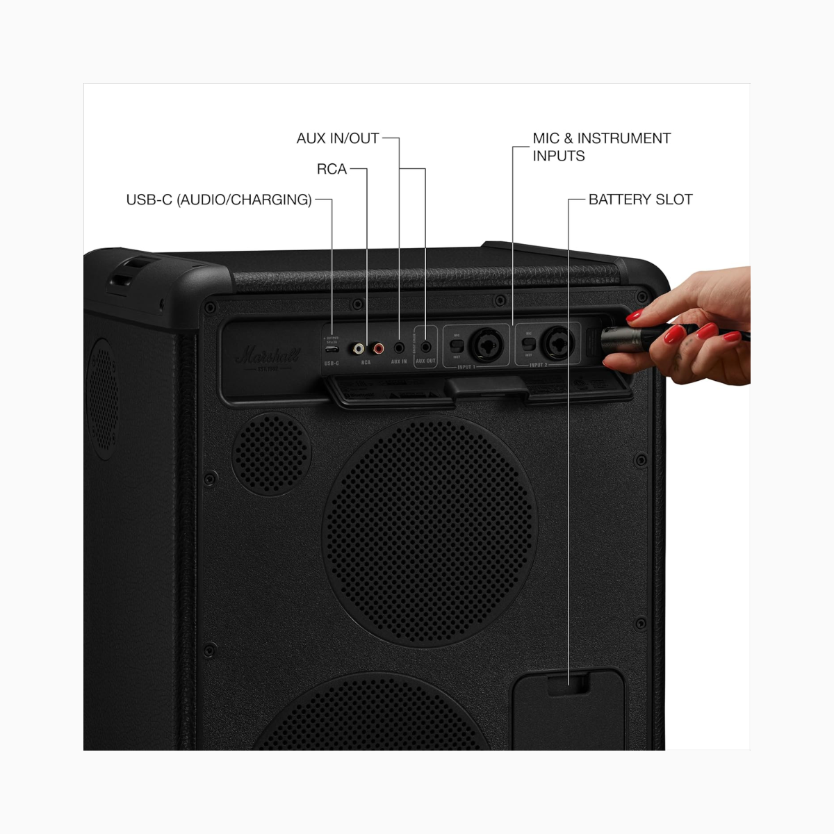 Marshall Bromley 450 Portable Party Speaker