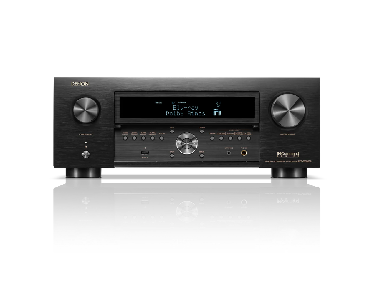 Denon AVR-X6800H 11.4 Channel AV Receiver with 8K Video