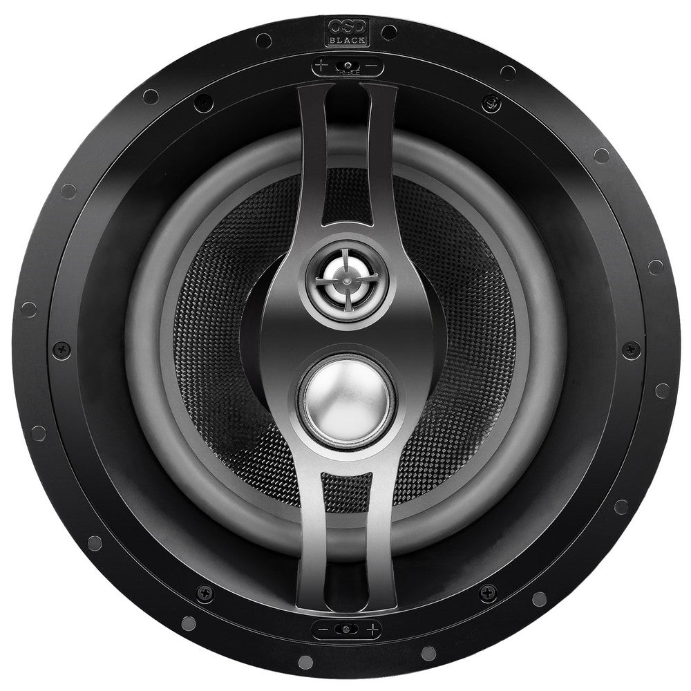 OSD Black R83A 8” Angled In-Ceiling Speaker