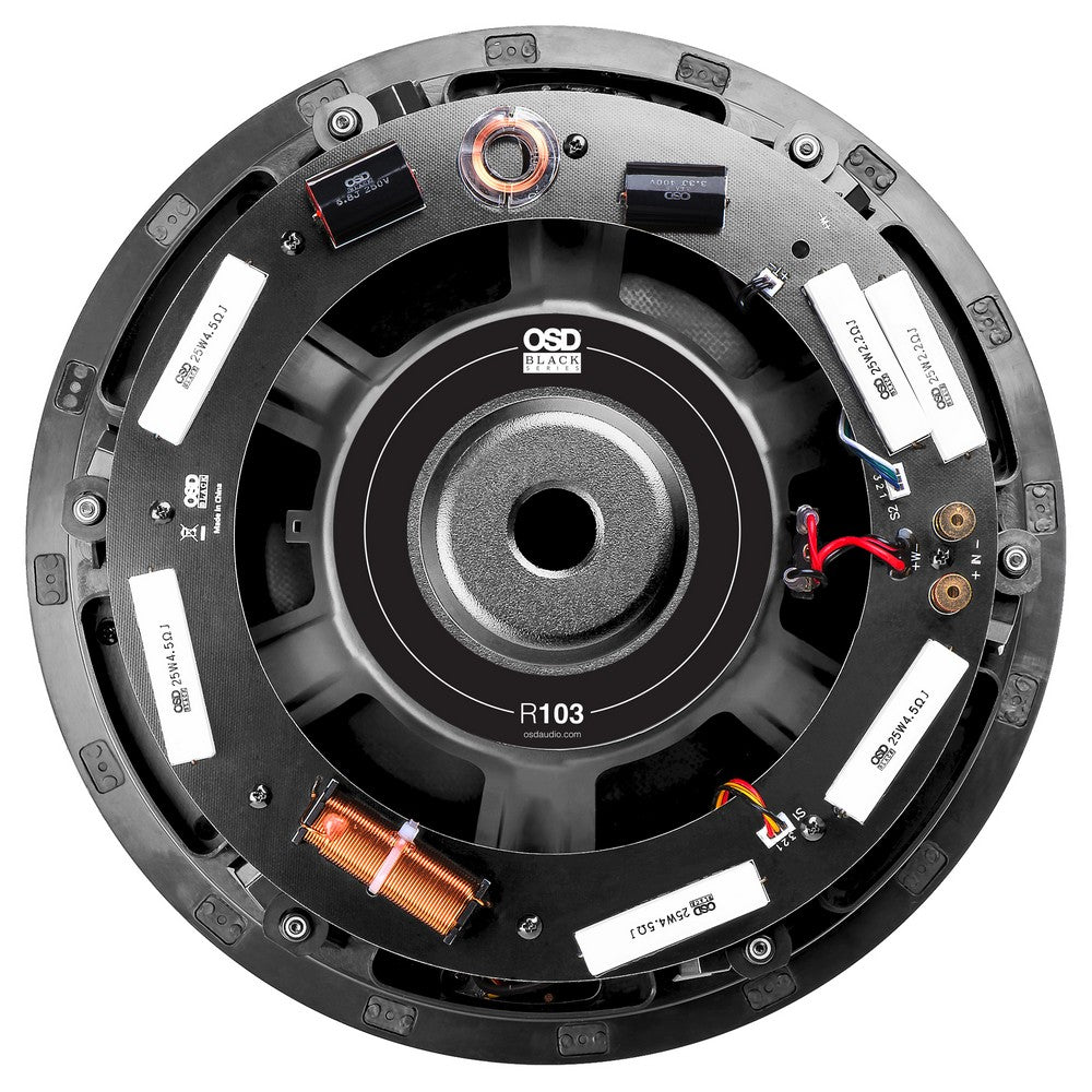 OSD Black R83A 8” Angled In-Ceiling Speaker