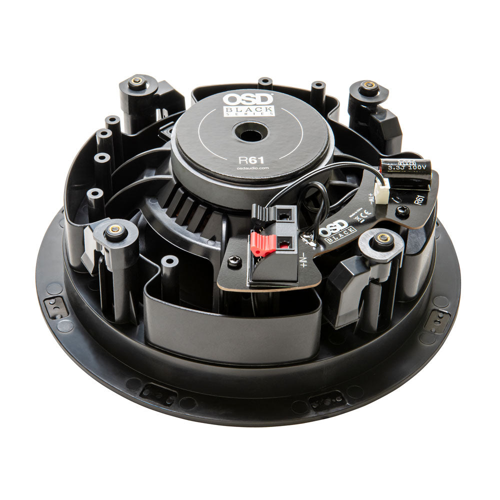 OSD Black R61 6.5” Bookshelf Speaker