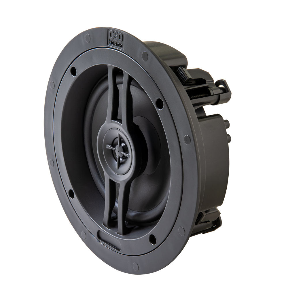 OSD Black R61 6.5” Bookshelf Speaker