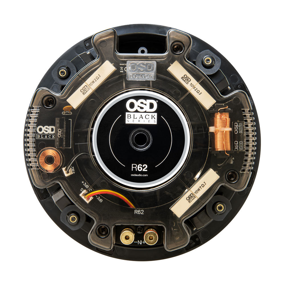 OSD Black R62 Dual 6.5” Bookshelf Speaker