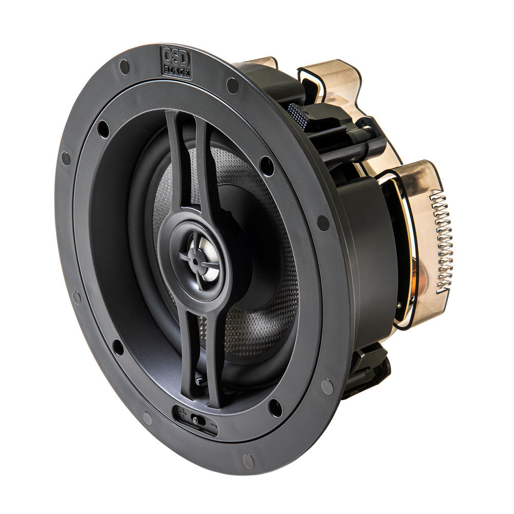 OSD Black R63 6.5” In-Ceiling 150W Speaker Pair