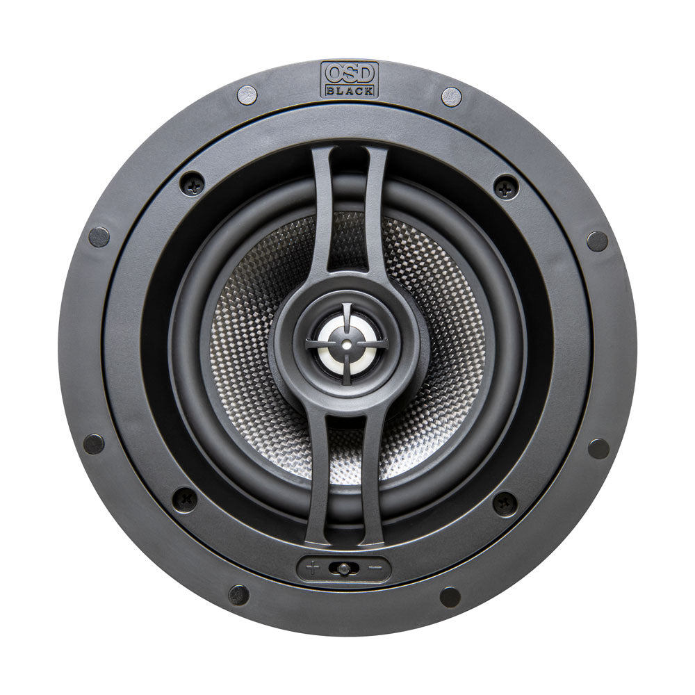OSD Black R63 6.5” In-Ceiling 150W Speaker Pair