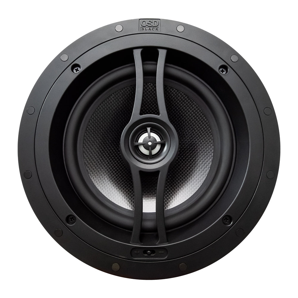 OSD Black R83A 8” Angled In-Ceiling Speaker
