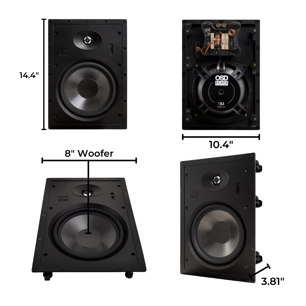 OSD Black T83 Floor-Standing Speaker
