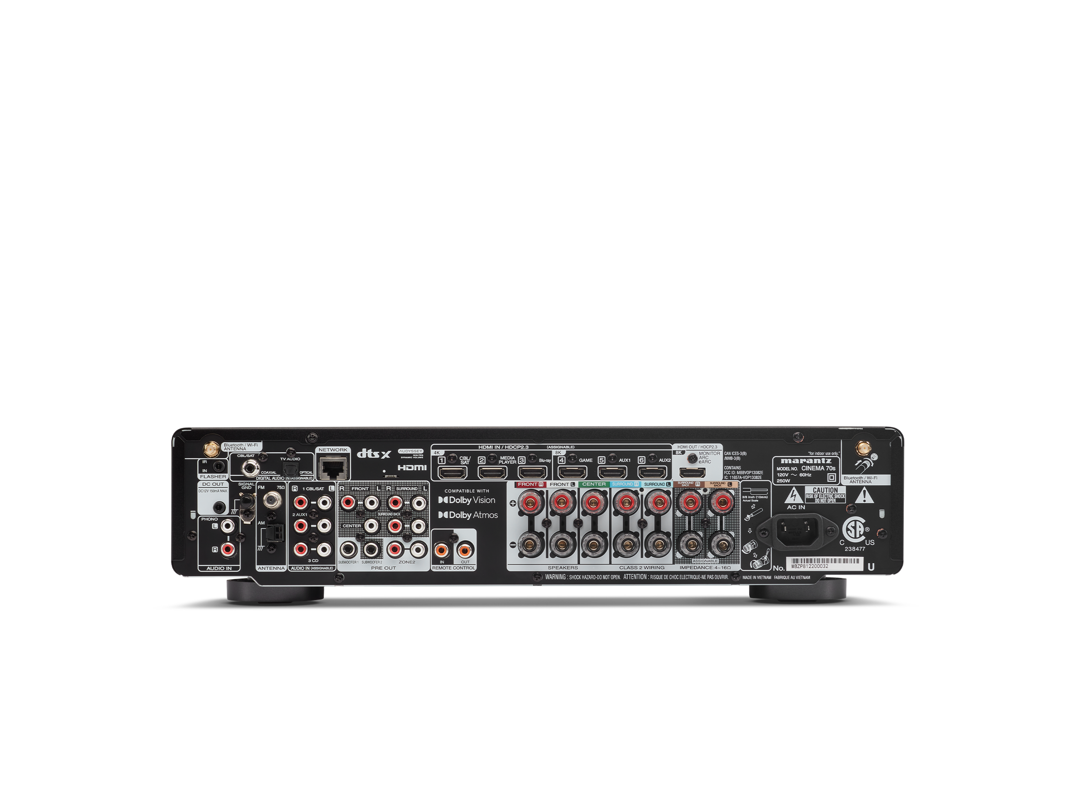 Marantz Cinema 70s – 7.2 Channel Slim AV Receiver