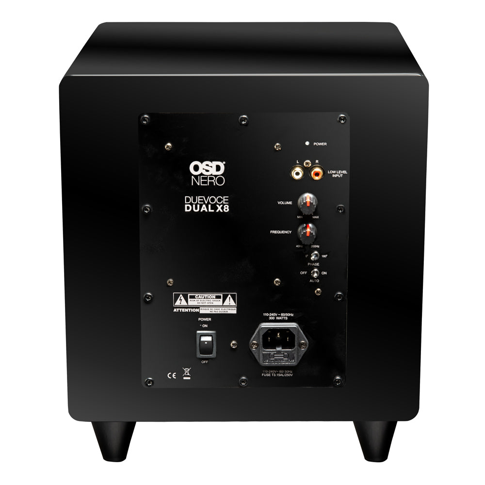 OSD Duevoce X8 8" Dual Voice Coil Outdoor Stereo Speaker