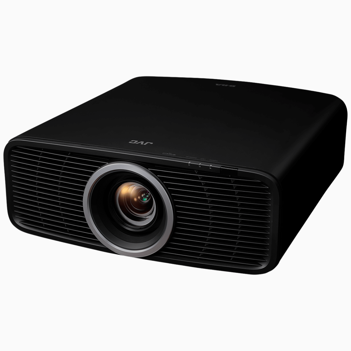 JVC projector on a white background