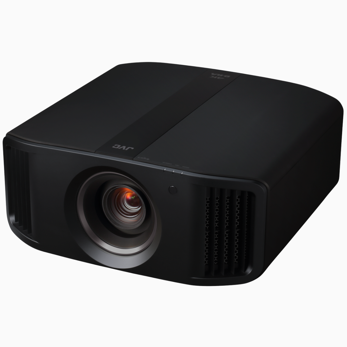 JVC projector on a white background