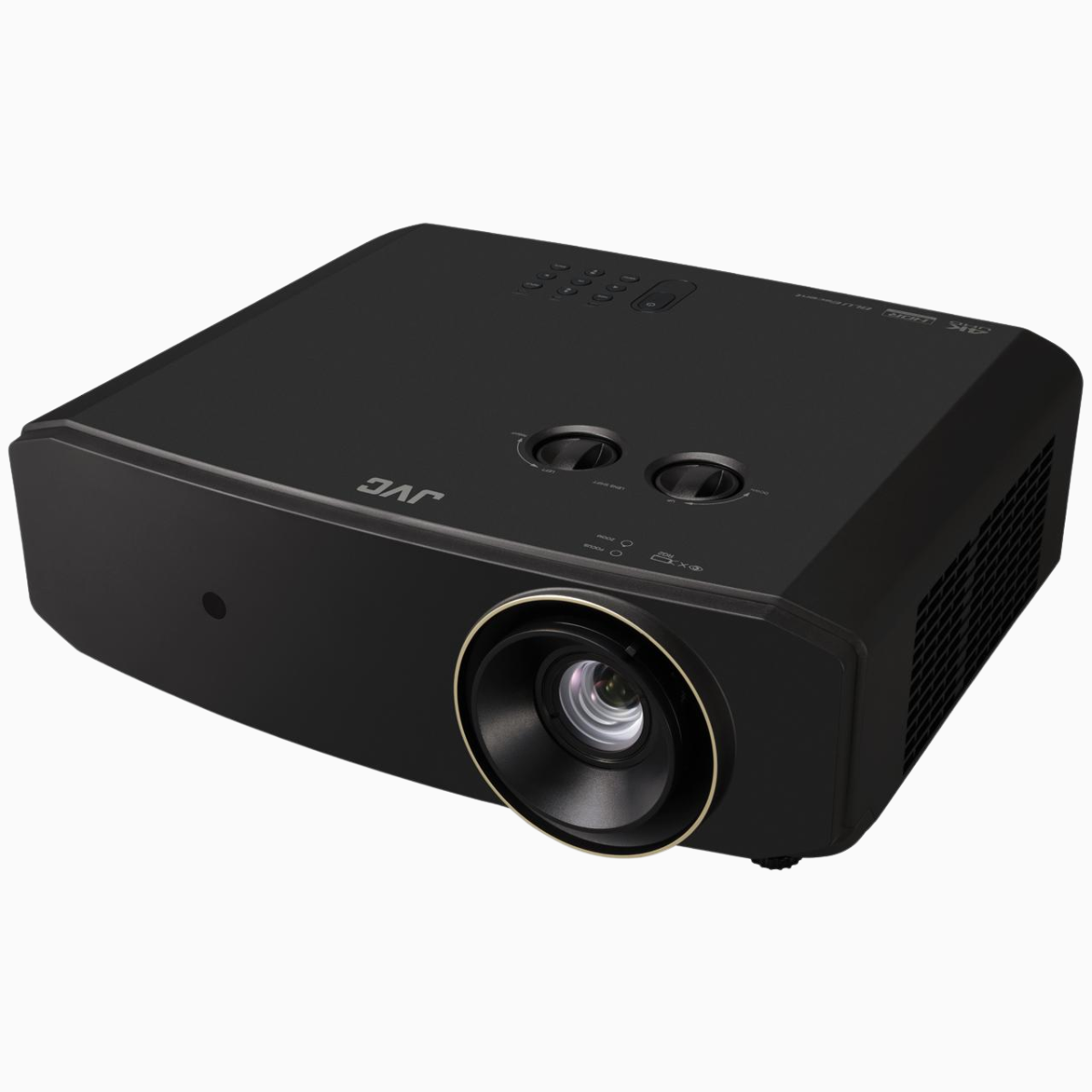 JVC projector on a white background