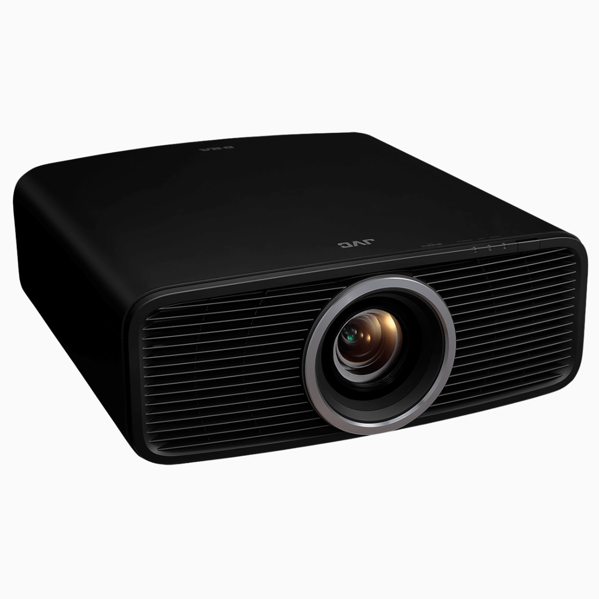 JVC projector on a white background
