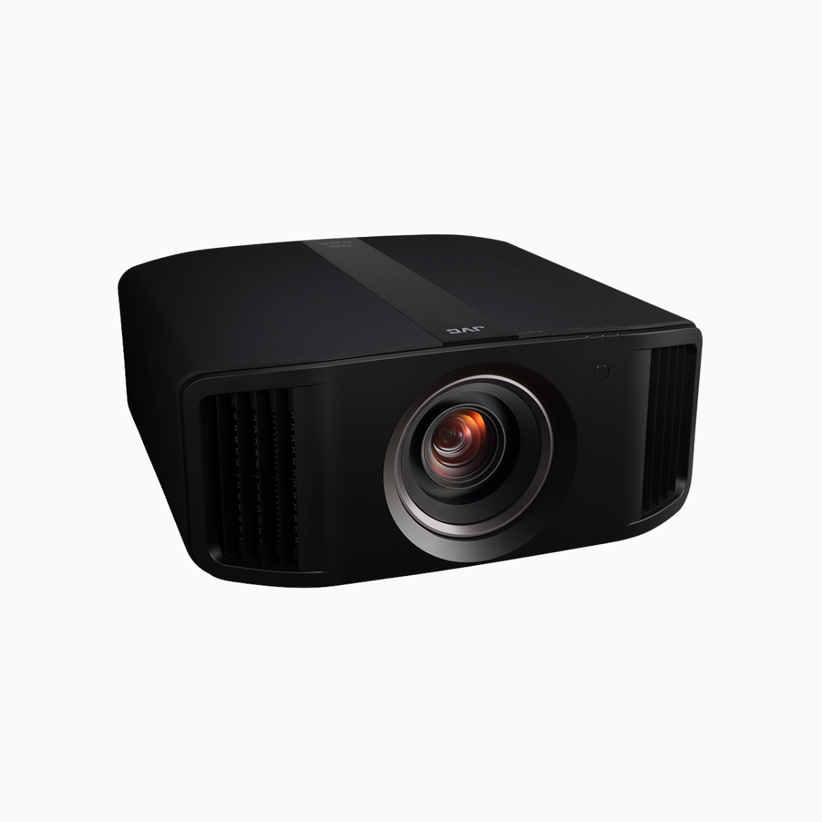 Black projector on a white background