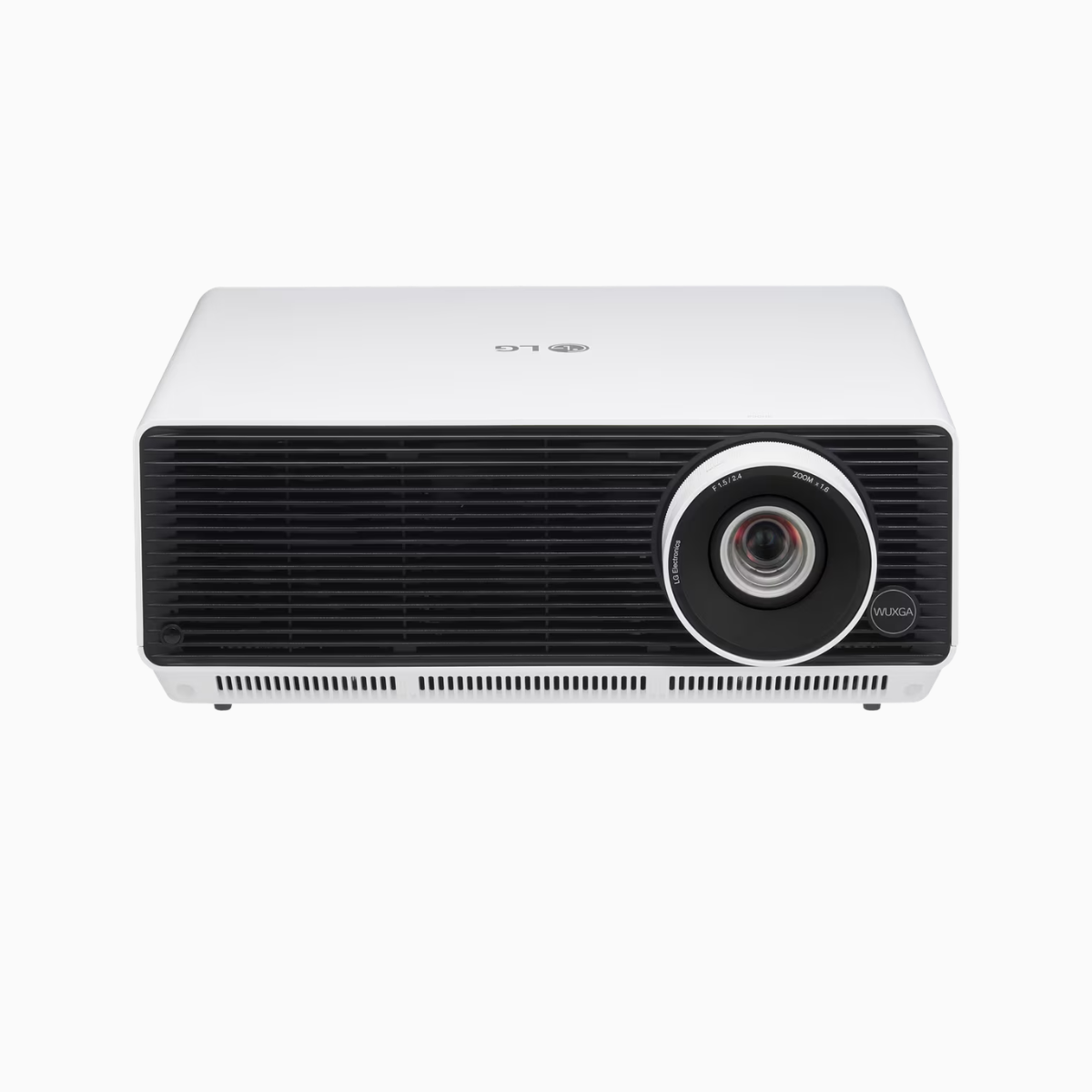 LG projector on a white background