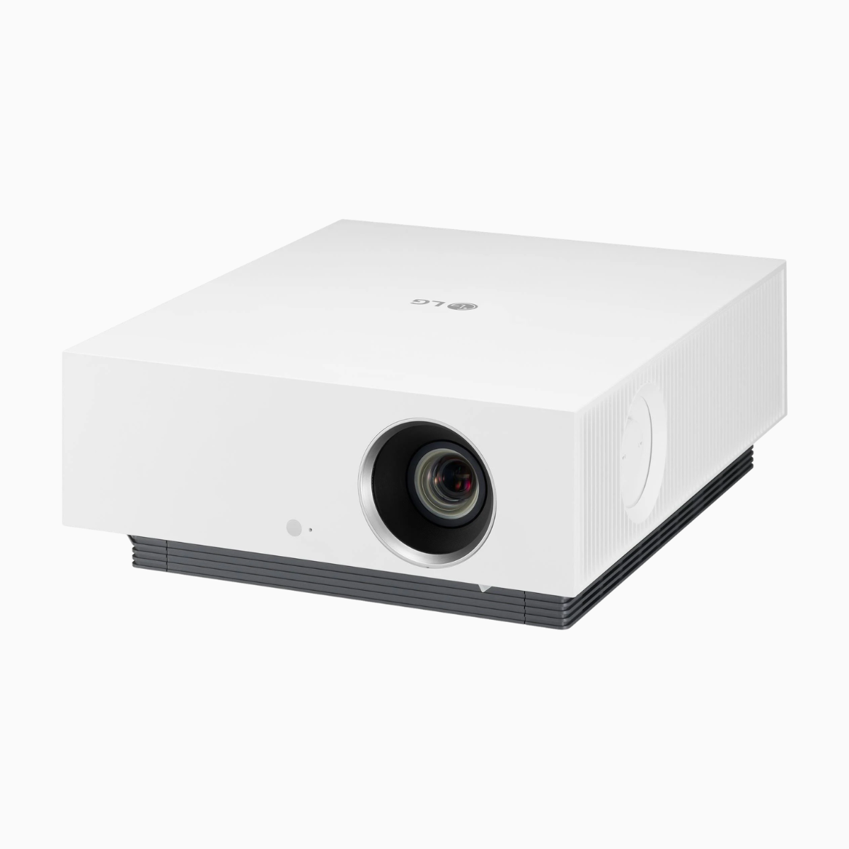 LG projector on a white background