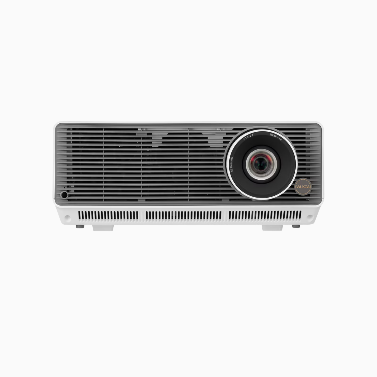 LG Projector on a white background