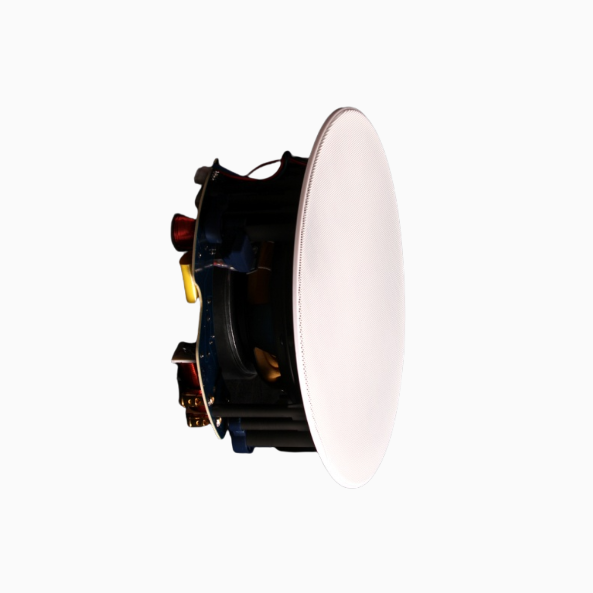 Lithe Audio Side view speaker on a white background