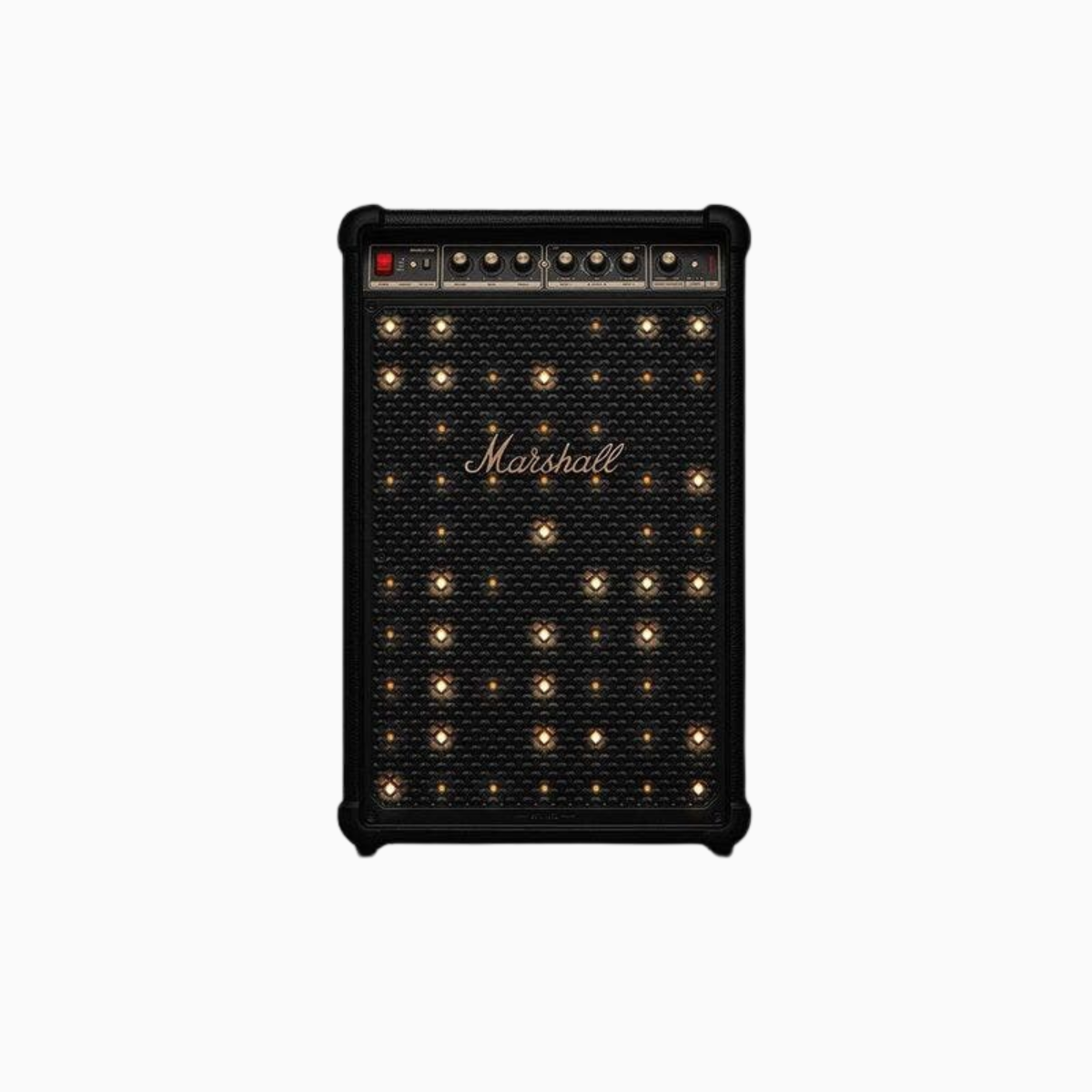 Marshall amplifier on a white background