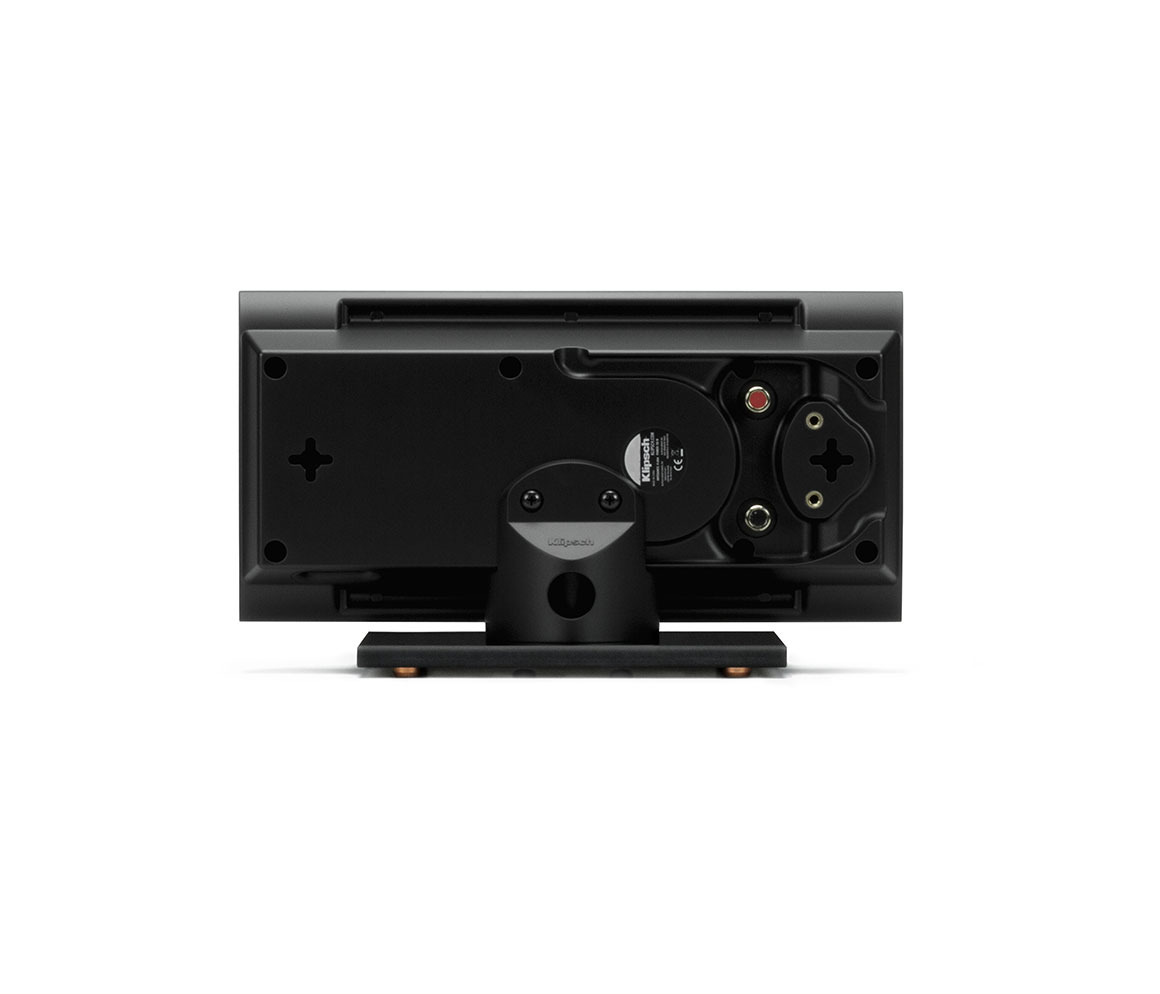 Black electronic device with connectors on a white background