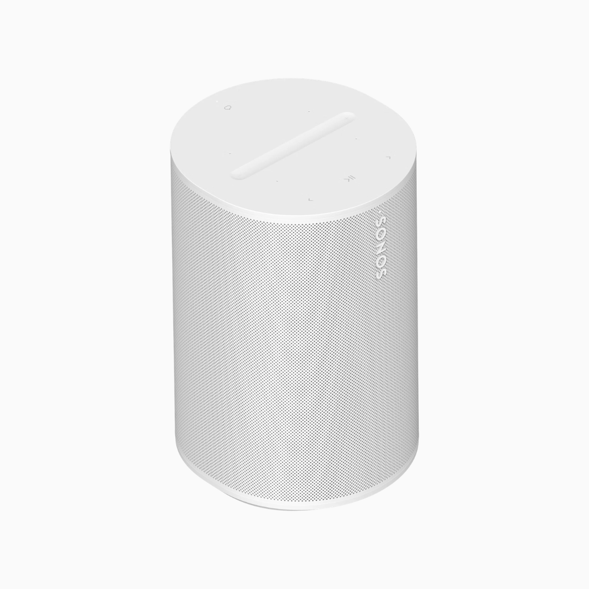 White Sonos speaker on a white background