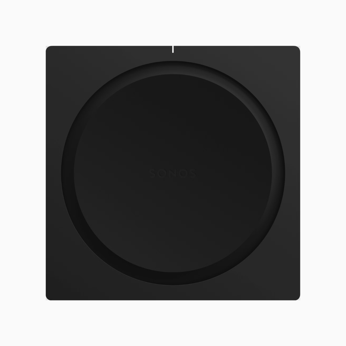 Sonos- amplifier-top-view on a white background
