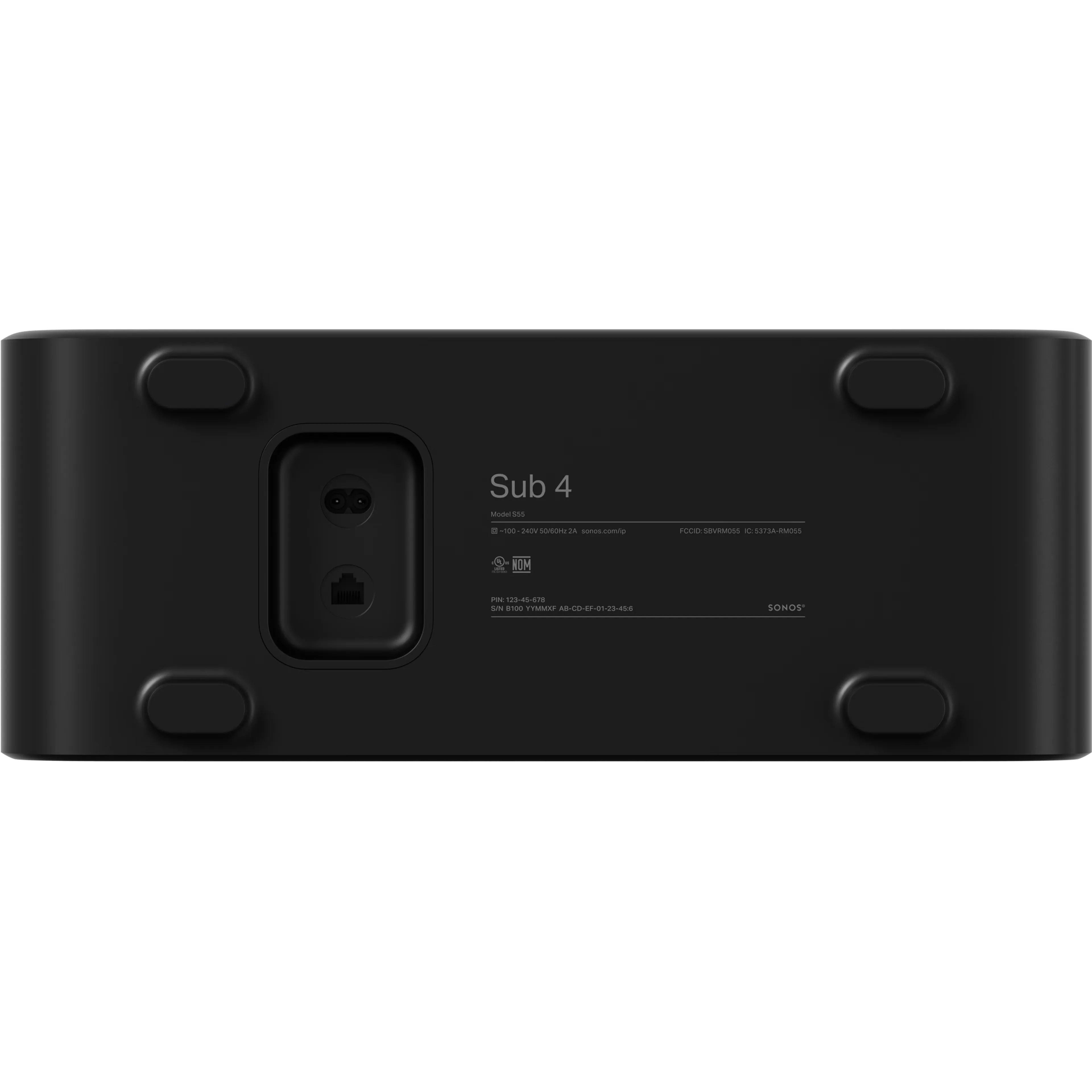 Sonos Sub Gen 4 - Wireless Subwoofer