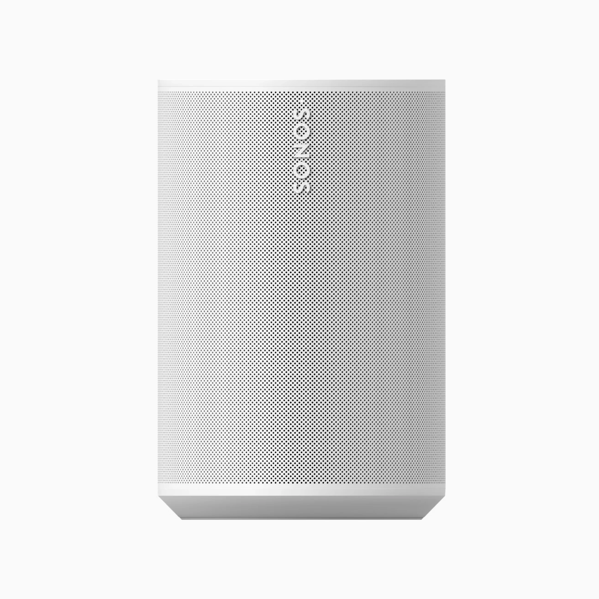 White Sonos speaker on a white background