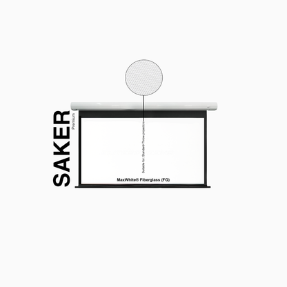 Elite Screens SK84XHW-E24 Saker Premium Electric Projection Screen