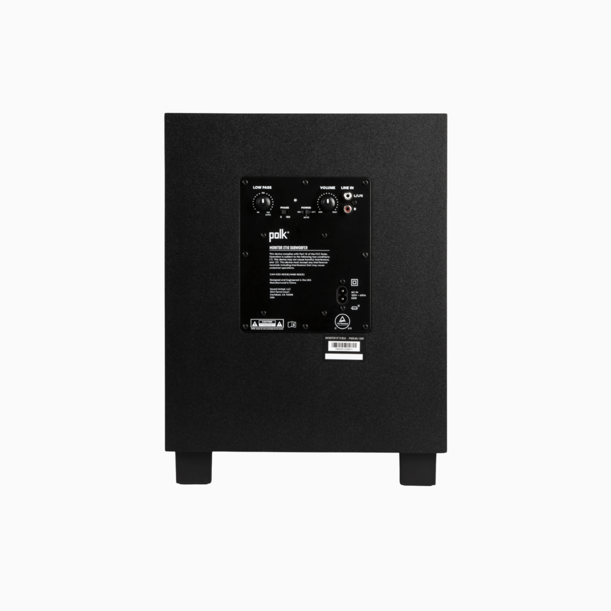 Polk Audio Monitor XT10 10-Inch Powered Subwoofer