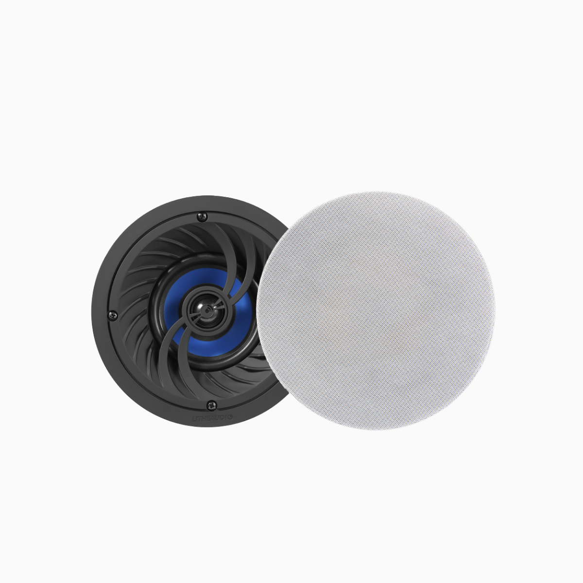 Lithe Audio 03260 4" Compact Bluetooth Ceiling Speaker Pair Kit