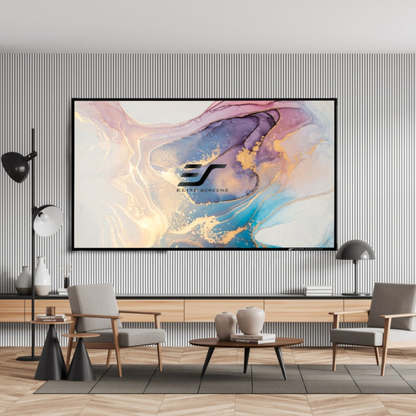 Elite Screens AR92WH2 Aeon Edge Free Fixed Frame Projection Screen – 92 Inch