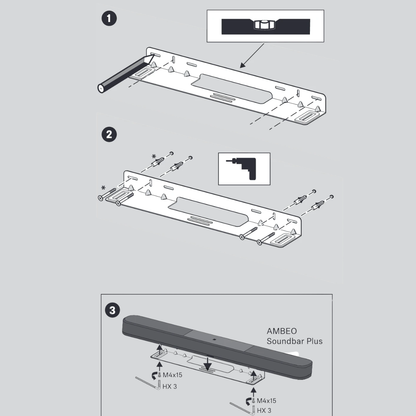 Sennheiser AMBEO Soundbar Plus Wall Mount
