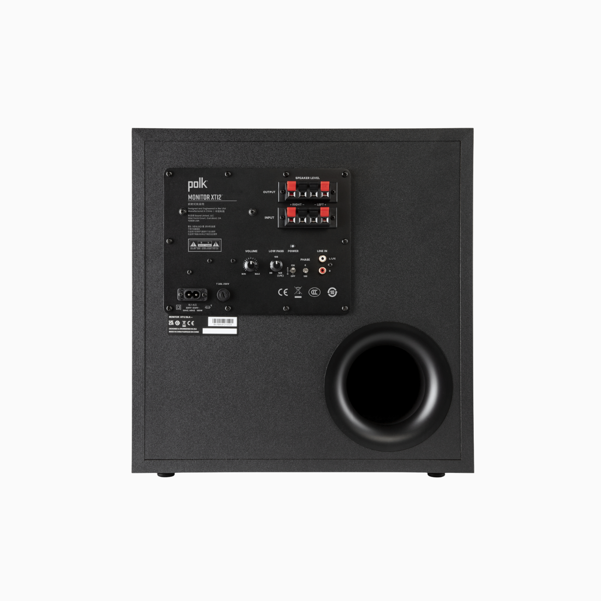 Polk Audio Monitor XT12 12-Inch Powered Subwoofer