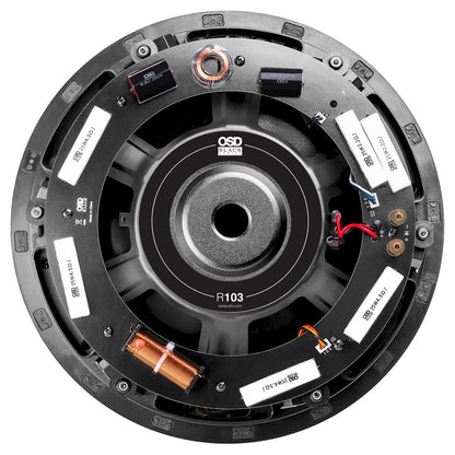 OSD Black R83A 8” Angled In-Ceiling Speaker
