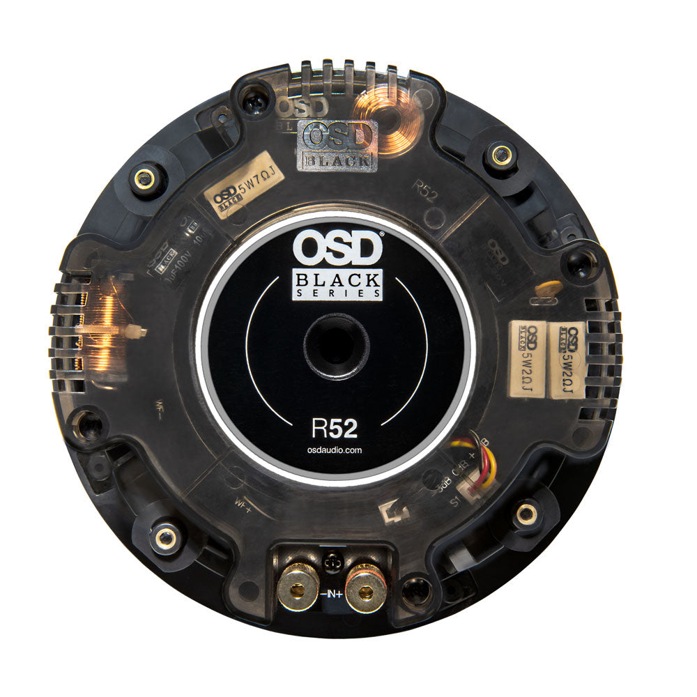 OSD Black R52 Dual 5.25” Bookshelf Speaker