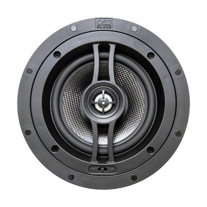 OSD Black R63 6.5” In-Ceiling 150W Speaker Pair