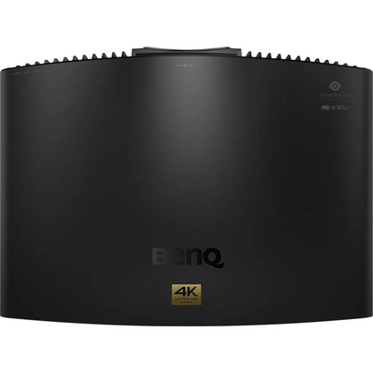 Black BenQ projector with 4K Ultra HD logo on a white background