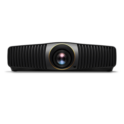 Black projector on a white background