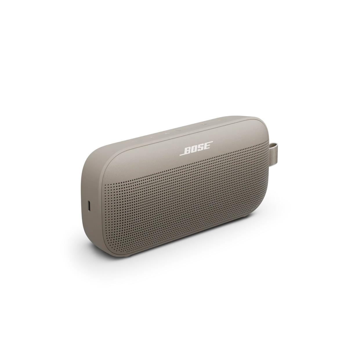 Bose portable speaker on a white background
