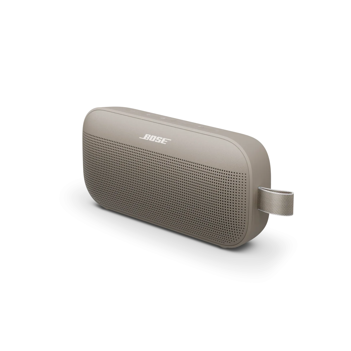 Bose portable speaker on a white background