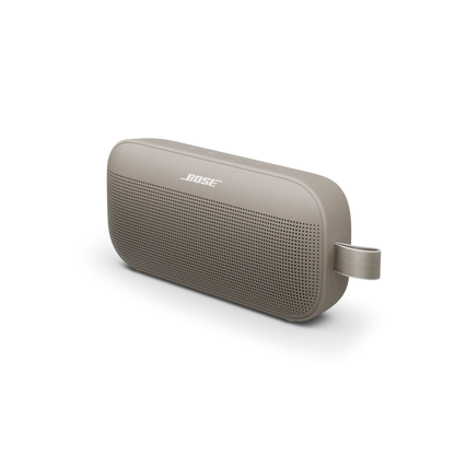 Bose portable speaker on a white background