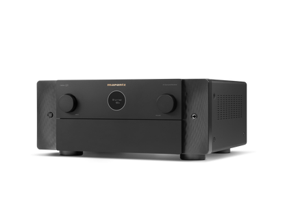 Marantz audio amplifier on a white background