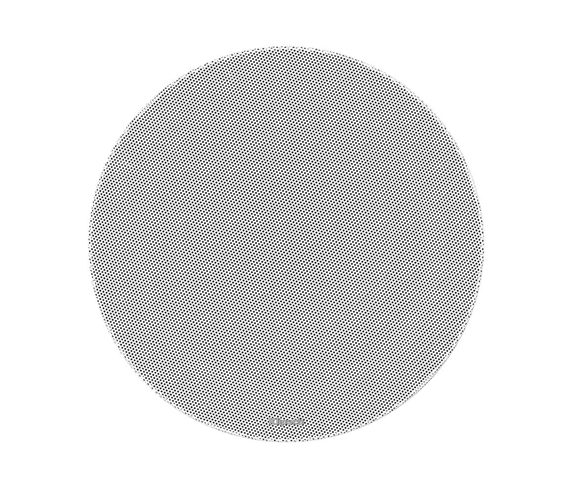 Round textured mat with a grid pattern on a white background