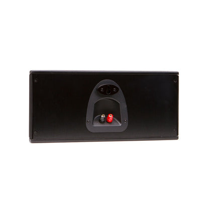 Black electronic device with connectors on a white background