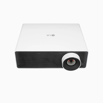 LG projector on a white background