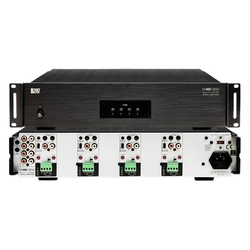 OSD MX 880 8-Channel Multi-Zone Power Amplifier