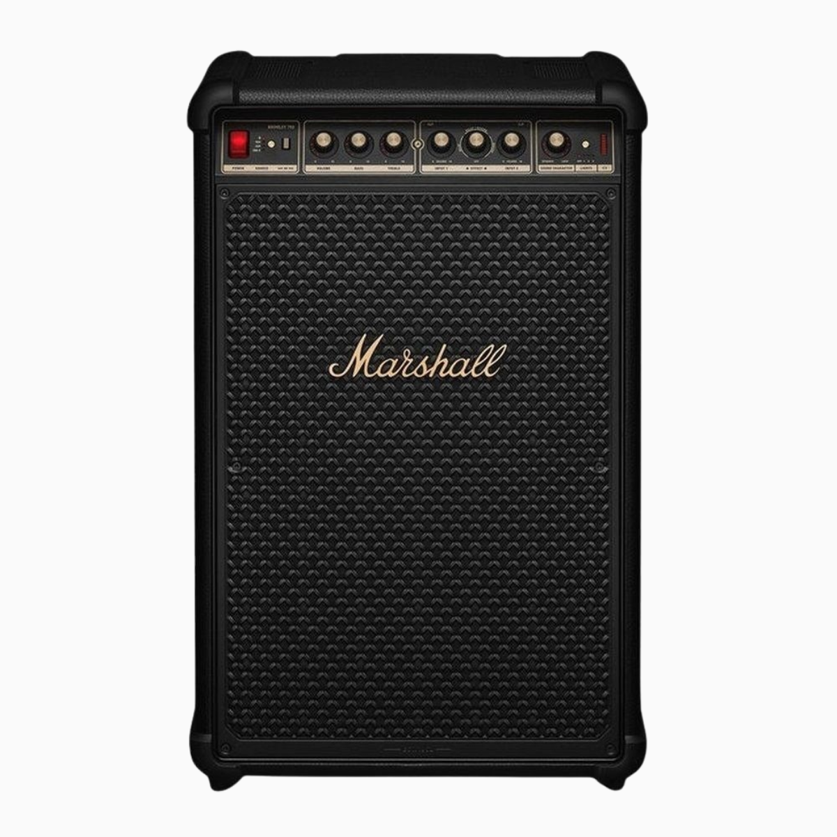 Marshall amplifier on a white background