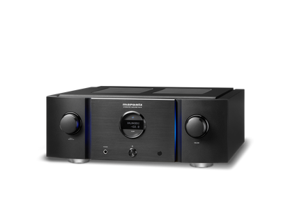 Marantz audio amplifier on a white background